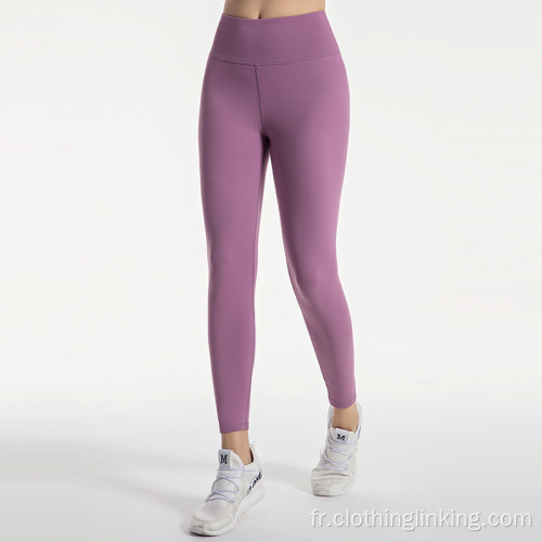 Legging de levage bout à bout froncé pour femme